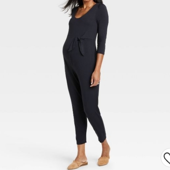 The Nines by Hatch Wrap Front Jumpsuit - Picture 1 of 4